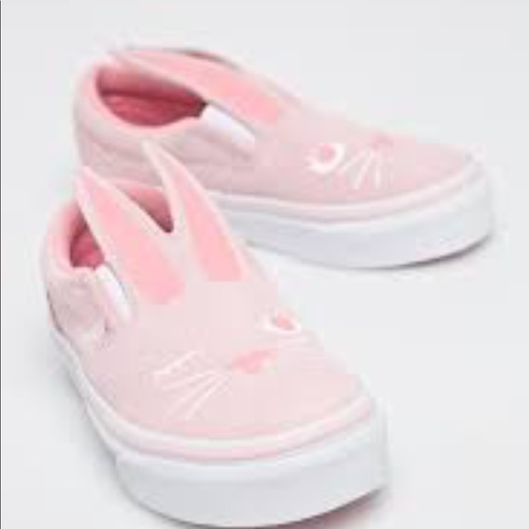 vans bunny shoes pink